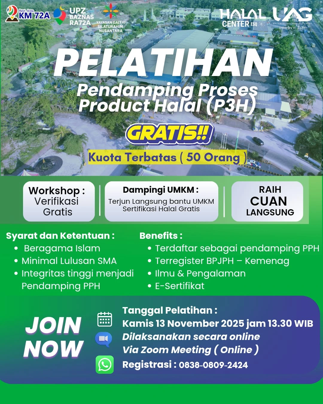 Pelatihan Pendamping Proses Produk Halal (P3H)